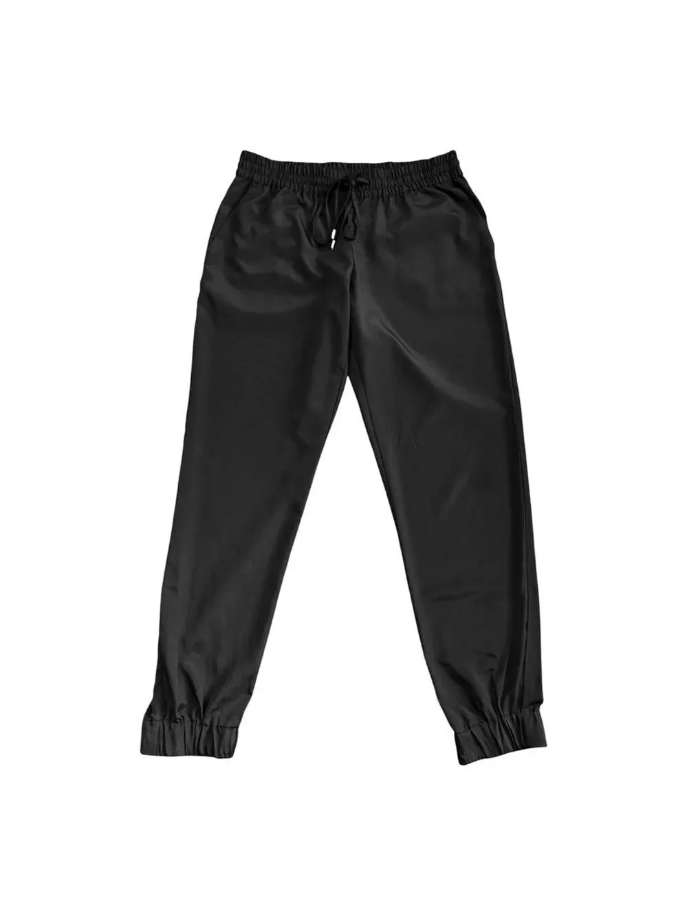 Michael Kors Black Drawstring Elastic Waist Jogger Pants Women's Size 4